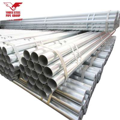 ASTM A53 API 5L schedule 80 seamless galvanized steel pipe for fence post usage